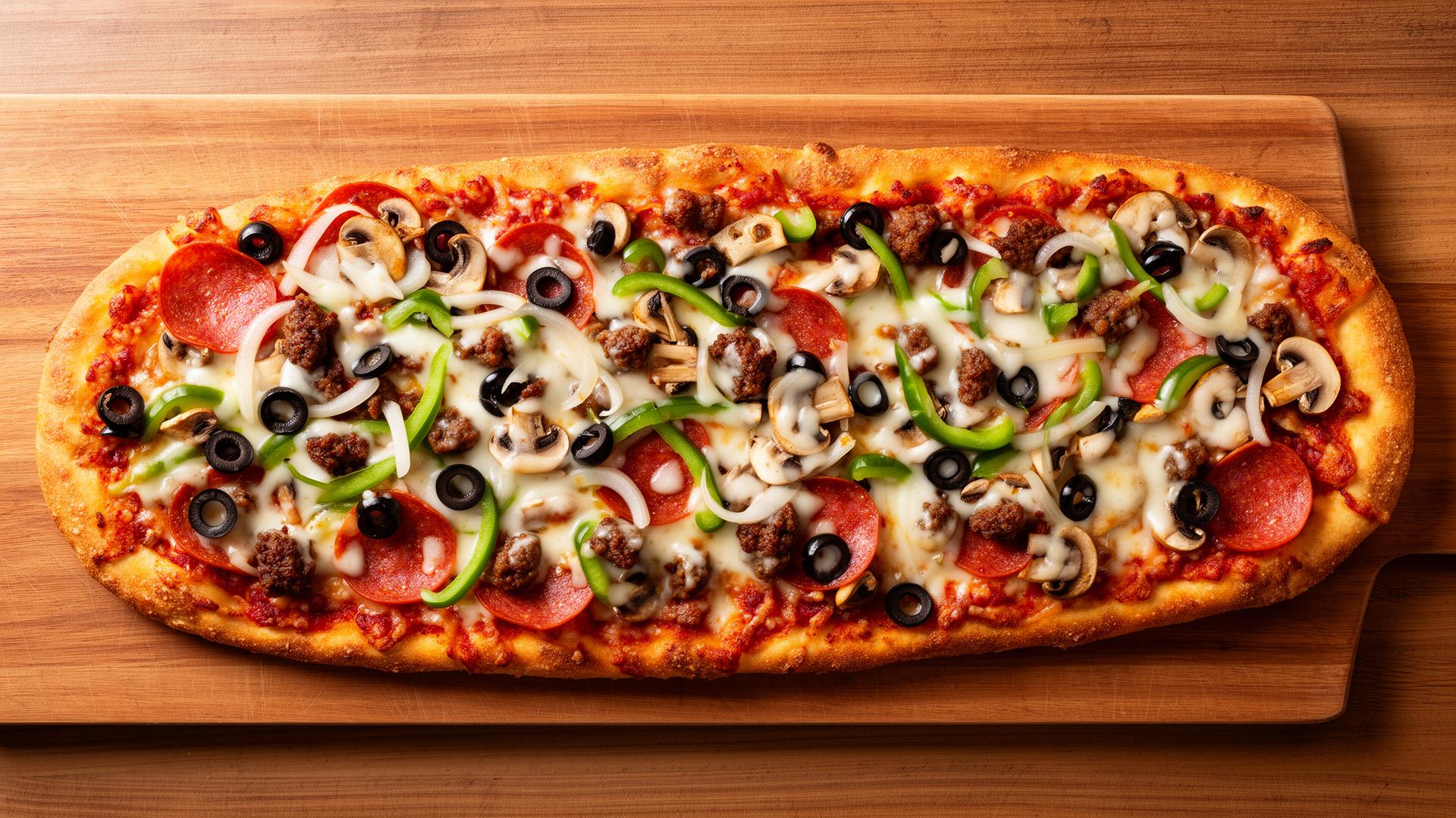 Supreme Flatbread Pizza